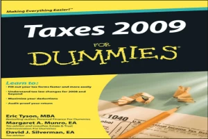 Book cover of Taxes 2009 for Dummies by Eric Tyson Book cover of Taxes 2009 for Dummies by Eric Tyson